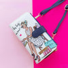 TRIFOLD PHONE CASE CROSSBODY WALLET