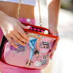 KISS LOCK MESSENGER CROSSBODY