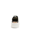 BACK OF OUR MULE PLATFORM SNEAKERS IN OUR NICOLE LEE MARTHA TRAVEL ITALY DESIGN.