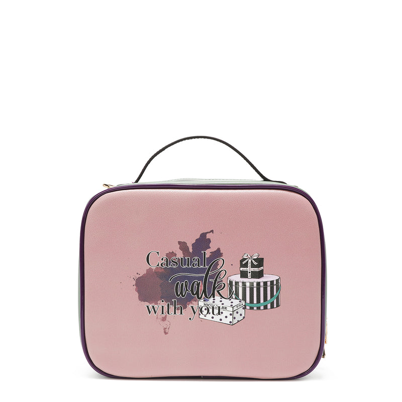 TRAVEL HANDBAG WITH POUCH SET