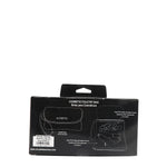 BACK PART OF THE BOX IT ILUSTRATE THE PARTS OF THE MAKE UP BAG IN SPANISH AND ENGLISH.