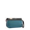OUR JENI MAKEUP BAG IN OUR NICOLE LEE MARTHA TRAVELS ITALY  DESIGN WITH A ZIPPER PULLER WRISTLET STRAP.