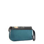 OUR JENI MAKEUP BAG IN OUR NICOLE LEE MARTHA TRAVELS ITALY  DESIGN WITH A ZIPPER PULLER WRISTLET STRAP.