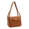 EMBOSSED ELEGANCE SHOULDER BAG