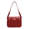 EMBOSSED ELEGANCE SHOULDER BAG
