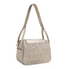 EMBOSSED ELEGANCE SHOULDER BAG