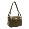 EMBOSSED ELEGANCE SHOULDER BAG