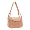 EMBOSSED ELEGANCE SHOULDER BAG