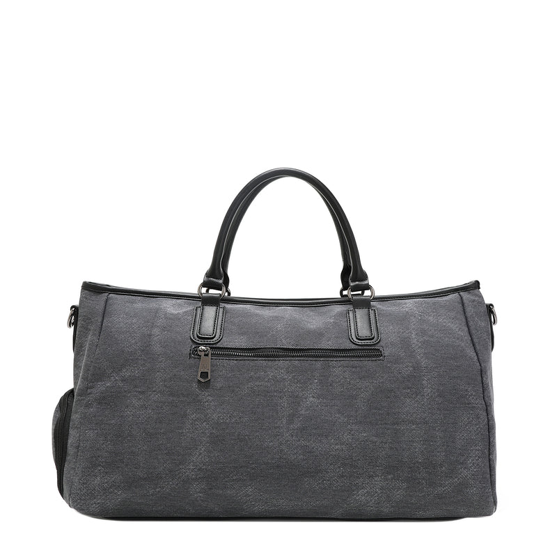 DENIM PATCH DUFFEL