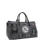 DENIM PATCH DUFFEL