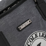 DENIM PATCH DUFFEL
