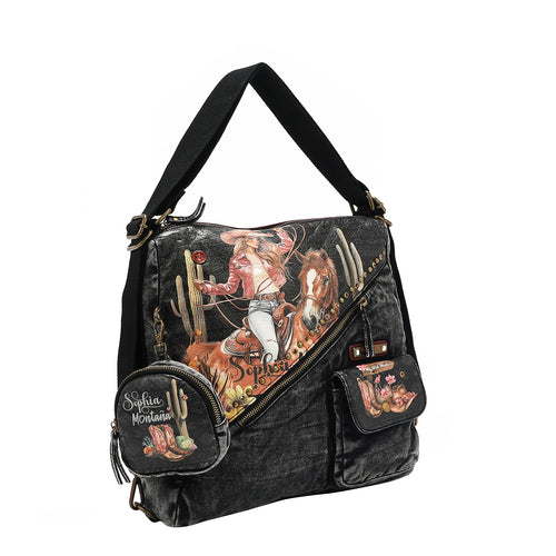 SOFIA MONTANA CONVERTIBLE BACKPACK / SHOULDER BAG
