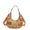 GEOMETRIC CUTOUT SHOULDER BAG