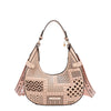 GEOMETRIC CUTOUT SHOULDER BAG