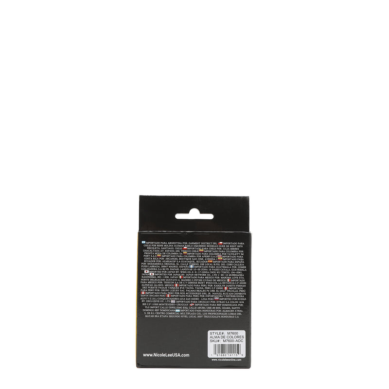 THE BACK HAS A BLACK BACKGROUND, WHERE ARE THE FLAGS OF THE COUNTRIES WHERE THIS PRODUCT IS SOLD AND THE NAMES OF THOSE WHO IMPORT THEM.