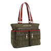 OUR NICOLE LEE MARGOT TOTE IN COLOR OLIVE. 