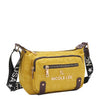 OUR NICOLE LEE IN OUR MARGOT SHOULDER BAG DESIGN IN COLOR YELLOW. 