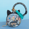 CAT COIN PURSE WRISTLET KEYCHAIN