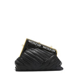 ANGLE SEQUIN CLUTCH