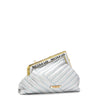 ANGLE SEQUIN CLUTCH