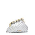 ANGLE SEQUIN CLUTCH