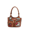MULTI PATCH SHOULDER BAG