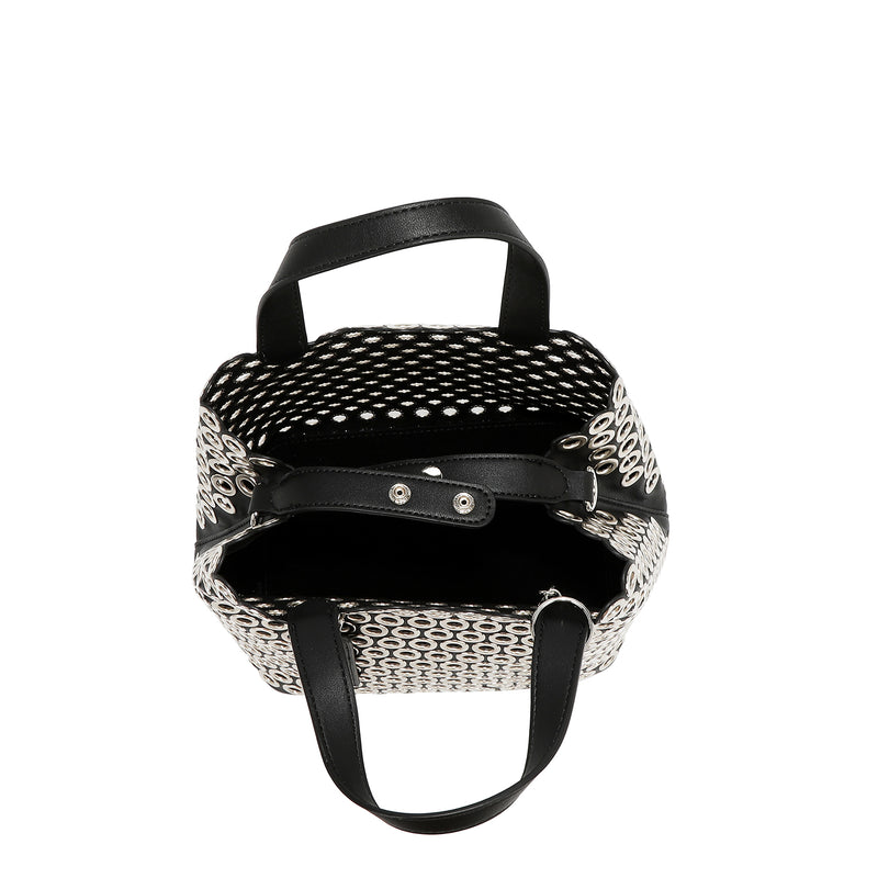GROMMET EDGE SATCHEL BAG