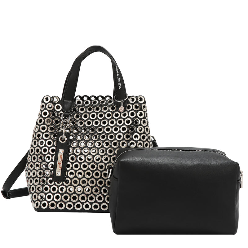 GROMMET EDGE SATCHEL BAG
