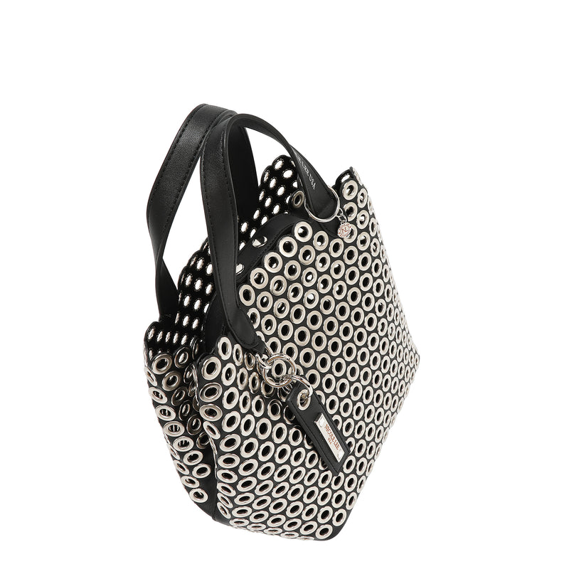 GROMMET EDGE SATCHEL BAG