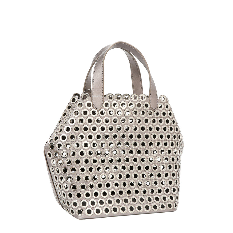 GROMMET EDGE SATCHEL BAG