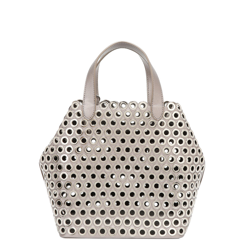 GROMMET EDGE SATCHEL BAG