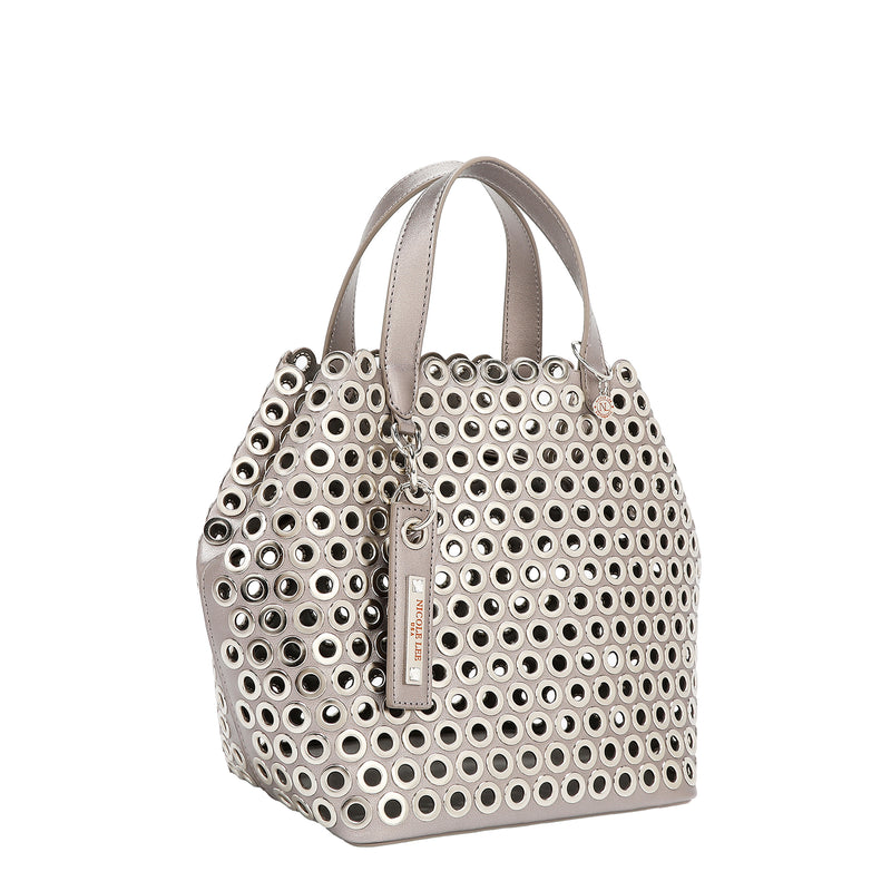 GROMMET EDGE SATCHEL BAG