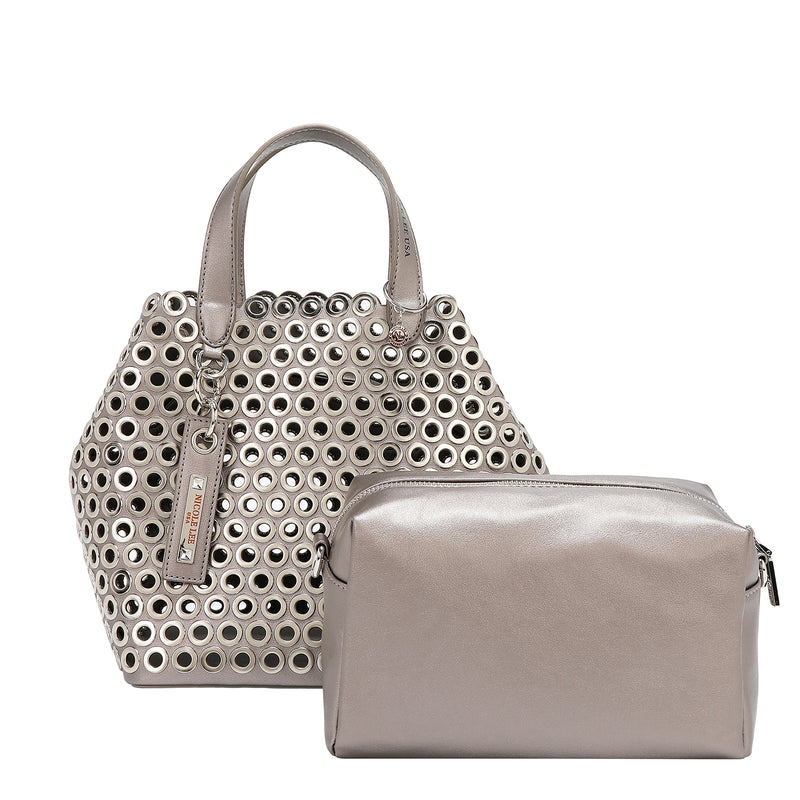 GROMMET EDGE SATCHEL BAG
