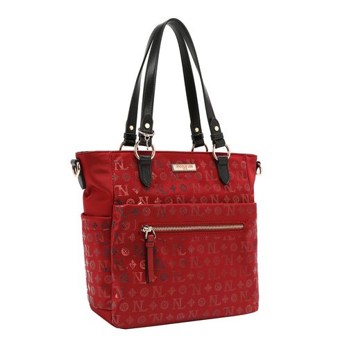 MONOGRAM LOG TOTE BAG