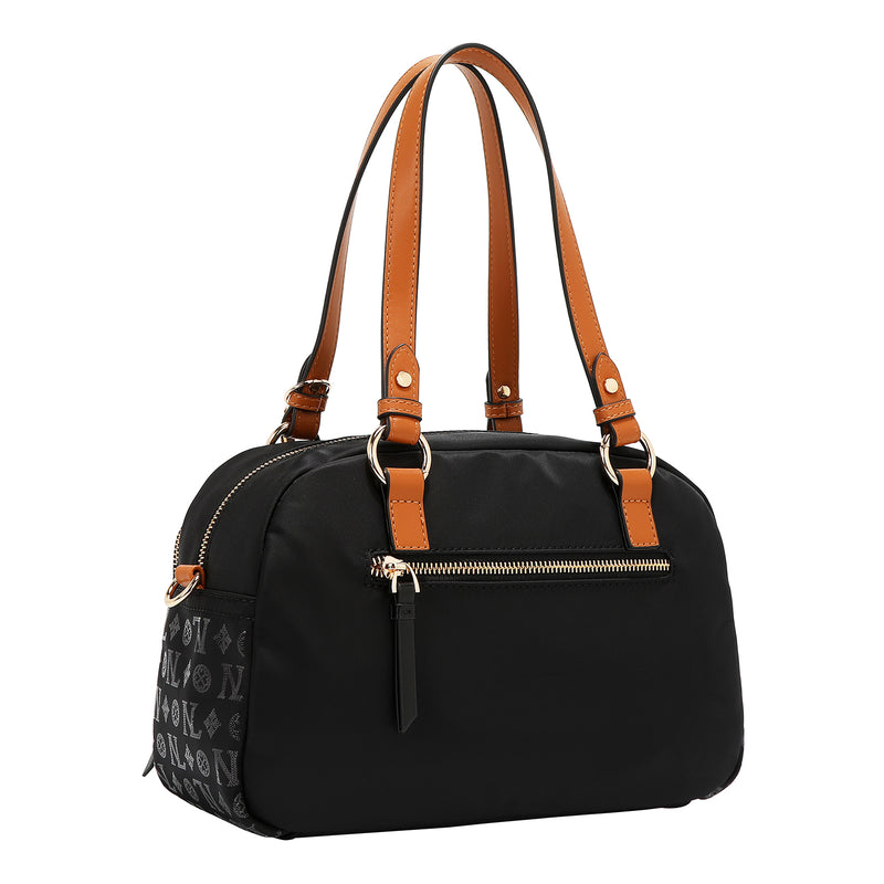 MONOGRAM LOGO BOSTON BAG