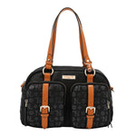 MONOGRAM LOGO BOSTON BAG