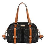MONOGRAM LOGO BOSTON BAG