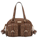 MONOGRAM LOGO BOSTON BAG