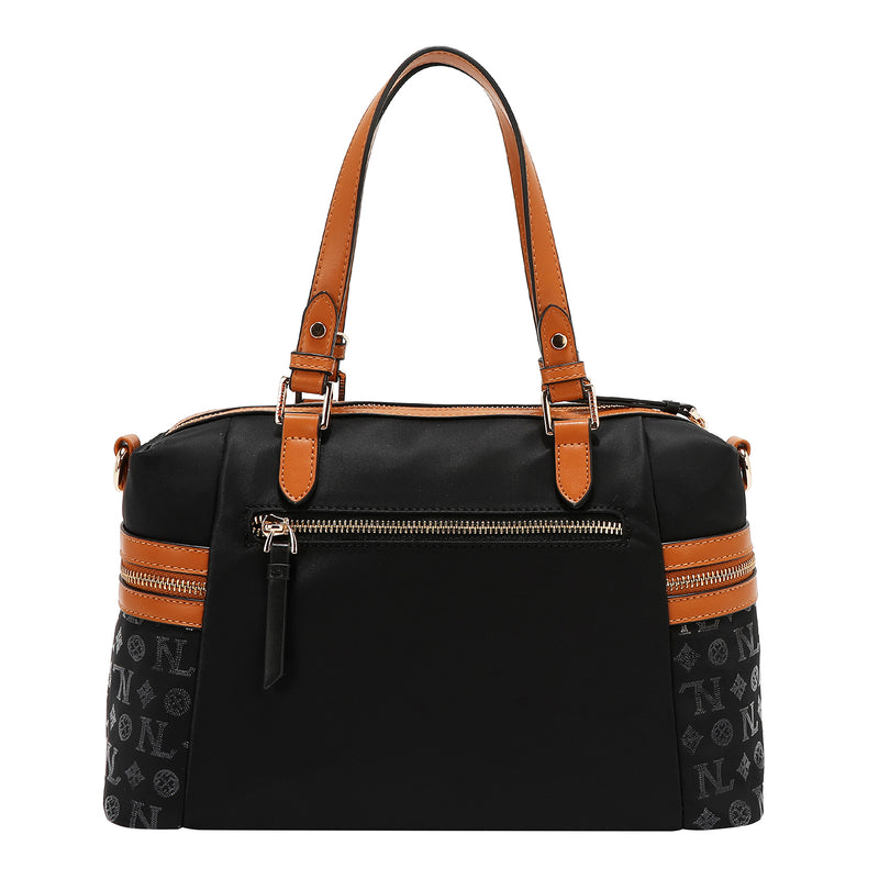 MONOGRAM LOGO SATCHEL BAG