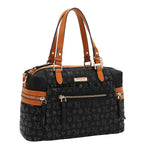 MONOGRAM LOGO SATCHEL BAG