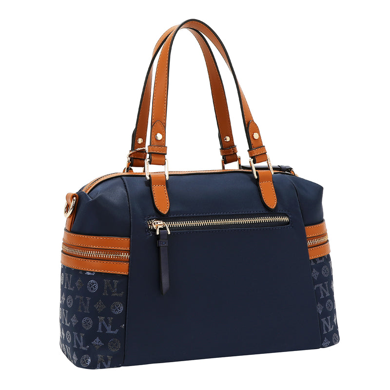 MONOGRAM LOGO SATCHEL BAG
