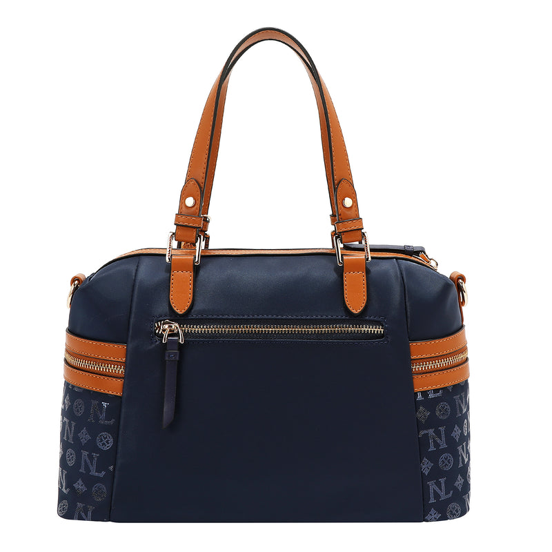 MONOGRAM LOGO SATCHEL BAG