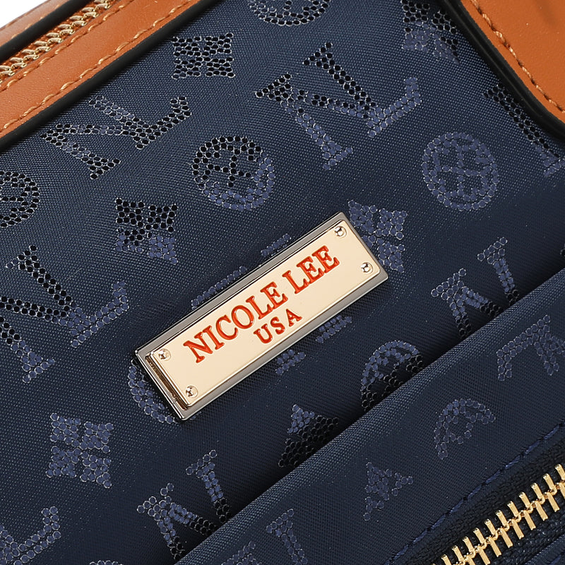 MONOGRAM LOGO SATCHEL BAG
