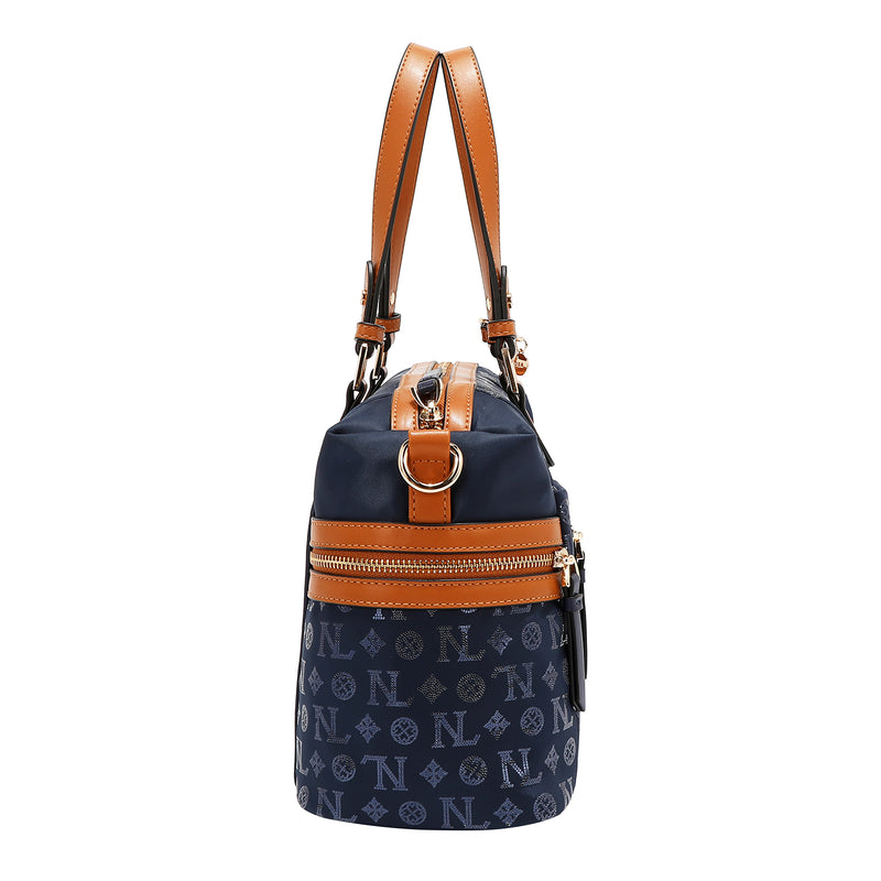 MONOGRAM LOGO SATCHEL BAG