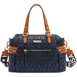 MONOGRAM LOGO SATCHEL BAG
