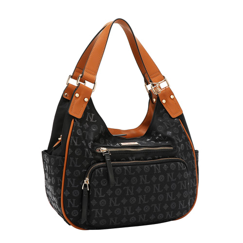 MONOGRAM LOGO SHOULDER BAG