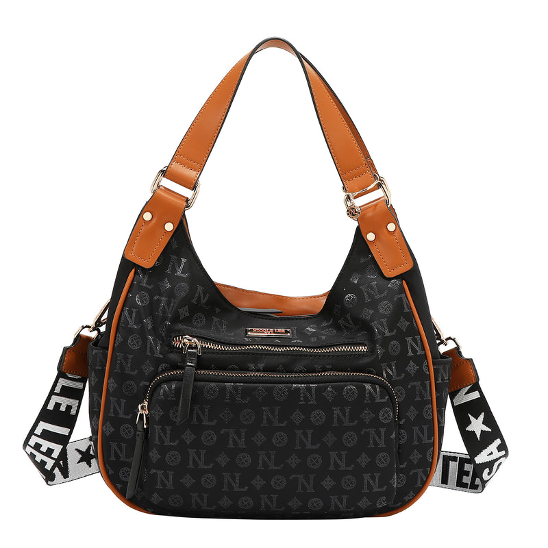 MONOGRAM LOGO SHOULDER BAG