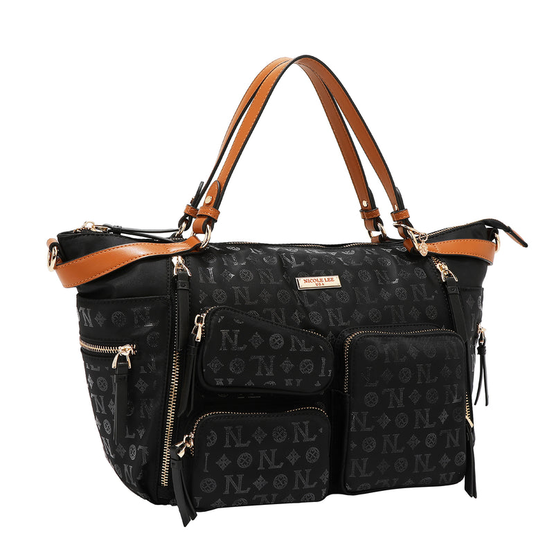 MONOGRAM LOGO SHOPPER BAG