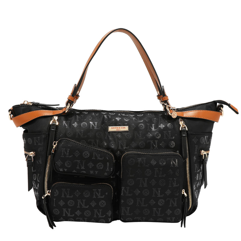 MONOGRAM LOGO SHOPPER BAG