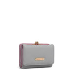 SOLID AGUSTINA TRIFOLD WALLET